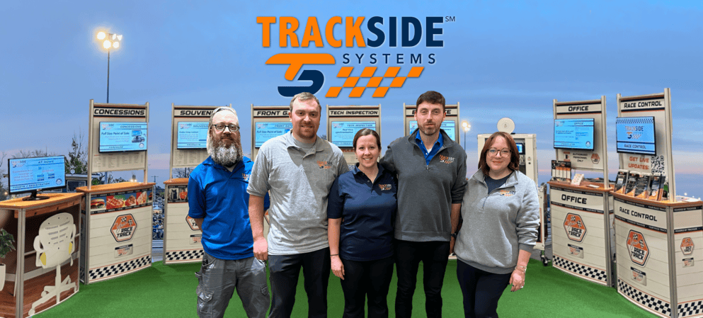 The Trackside team at its PRI 2024 booth.